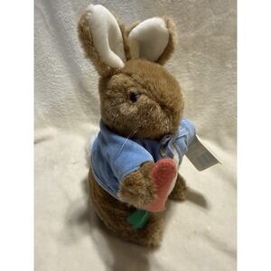 VTG Eden Frederick Warne Peter Rabbit With Carrot Plush Beatrix‎ Potter 15" NWT